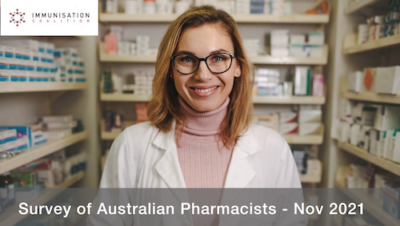 Cover page for Pharmacist Survey December 2021