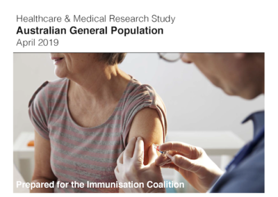 Cover page for 2019 Influenza Survey