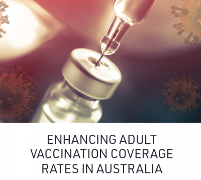 Enhancing Adult Vaccination report cover page
