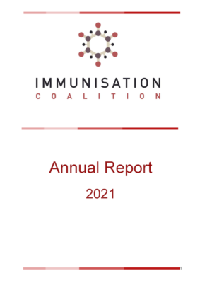 Cover page of 2021 IC Annual Report