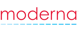 Logo of Moderna, our supporter