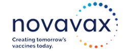 Logo of Novavax, our supporter